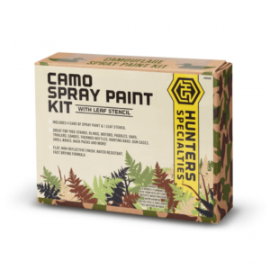 Camo Spray Paint Kit with Leaf Stencil