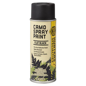 Camo Spray Paint Black